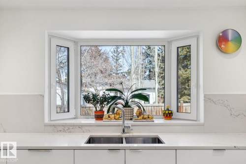 15608 75 Avenue, Edmonton, AB - Indoor Photo Showing Kitchen With Double Sink