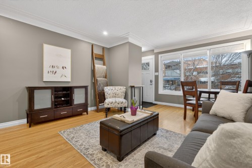 10328 76 Street, Edmonton, AB - Indoor Photo Showing Living Room