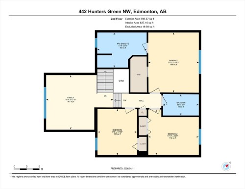 Floor plan - 442 Hunters Green, Edmonton, AB - Other
