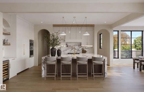 10223 130 Street, Edmonton, AB - Indoor Photo Showing Dining Room