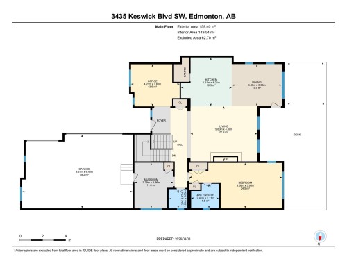 Floor plan - 3435 Keswick Boulevard, Edmonton, AB 