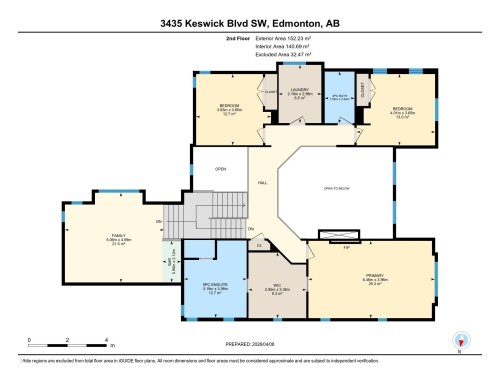 Floor plan - 3435 Keswick Boulevard, Edmonton, AB 