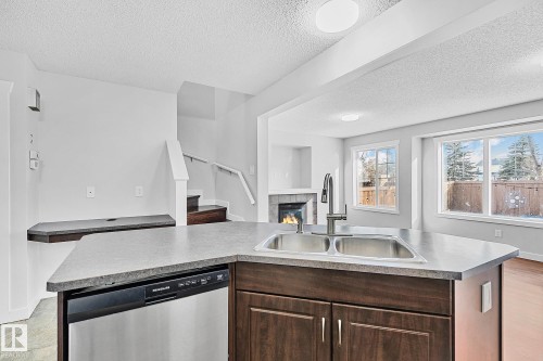 88 14208 36 Street, Edmonton, AB - Indoor Photo Showing Kitchen With Double Sink