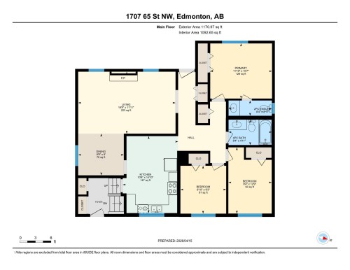 Floor plan - 1707 65 Street, Edmonton, AB - Other