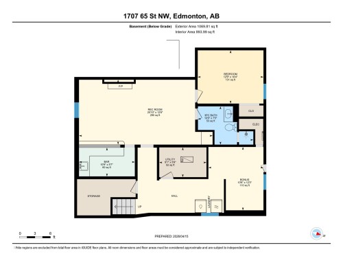 Floor plan - 1707 65 Street, Edmonton, AB - Other