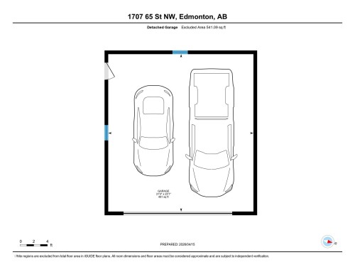 Floor plan - 1707 65 Street, Edmonton, AB - Other