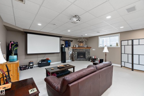 134 Fraser Way, Edmonton, AB - Indoor With Fireplace