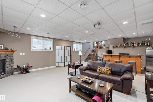 134 Fraser Way, Edmonton, AB - Indoor With Fireplace