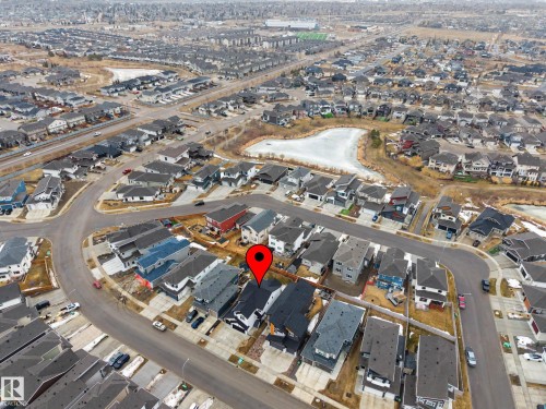 The property is situated in a developed neighborhood featuring residential streets and various homes - 345 Meadowview Drive, Fort Saskatchewan, AB - Outdoor With View