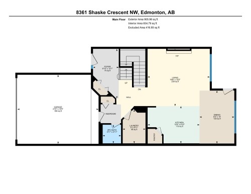 Floor plan - 8361 Shaske Crescent, Edmonton, AB - Other
