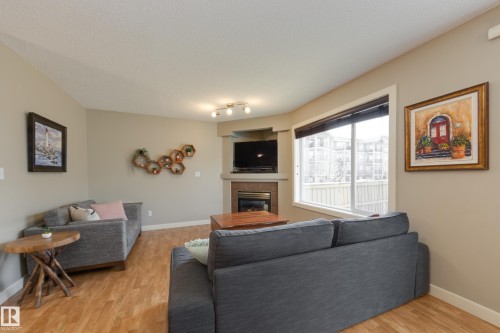 9456 Stein Way, Edmonton, AB - Indoor Photo Showing Living Room With Fireplace