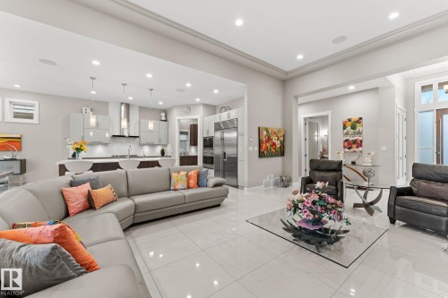 3412 Watson Place, Edmonton, AB - Indoor Photo Showing Living Room