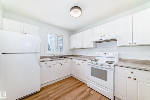 9D Castle Terrace, Edmonton, AB - Indoor Photo Showing Kitchen With Double Sink