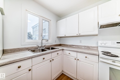 9D Castle Terrace, Edmonton, AB - Indoor Photo Showing Kitchen With Double Sink