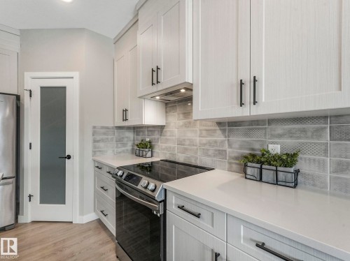 22139 80 Avenue, Edmonton, AB - Indoor Photo Showing Kitchen With Upgraded Kitchen