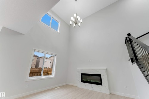339 Roberts Wynd, Leduc, AB - Indoor With Fireplace
