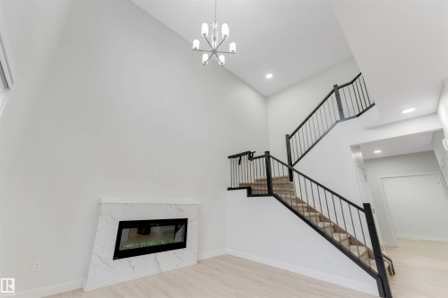 339 Roberts Wynd, Leduc, AB - Indoor With Fireplace