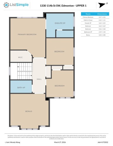 Floor plan - 1330 114B Street, Edmonton, AB - Other