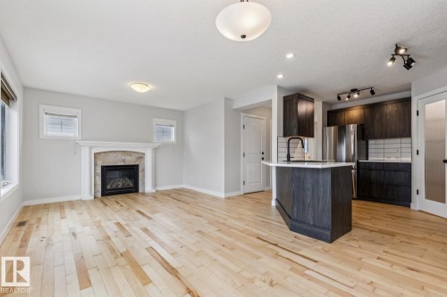323 Avena Link, Leduc, AB - Indoor With Fireplace