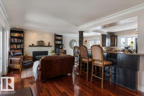 25 Mount Royal Drive, St. Albert, AB - Indoor With Fireplace