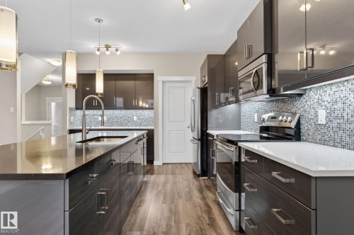 20620 131 Avenue, Edmonton, AB - Indoor Photo Showing Kitchen With Upgraded Kitchen