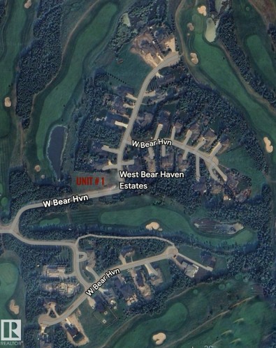 Aerial Map. Illustrating the property's geographic situation and surrounding infrastructure - 1-51025 Range Road 222, Rural Strathcona County, AB 