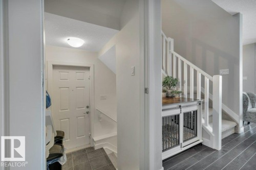 Stairs to side Entrance area and basement - 9540 142 Street, Edmonton, AB - Indoor Photo Showing Other Room