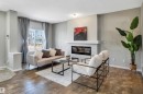 1271 Chappelle Boulevard, Edmonton, AB  - Indoor Photo Showing Living Room With Fireplace 