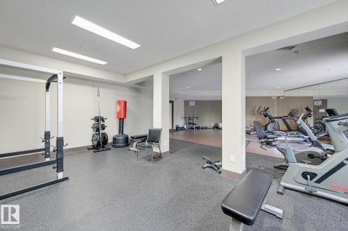 Gym - 139 2503 Hanna Crescent, Edmonton, AB - Indoor Photo Showing Gym Room