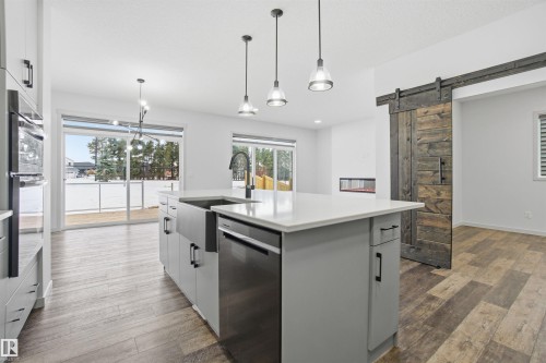 3420 Checknita Terrace, Edmonton, AB - Indoor Photo Showing Kitchen With Upgraded Kitchen