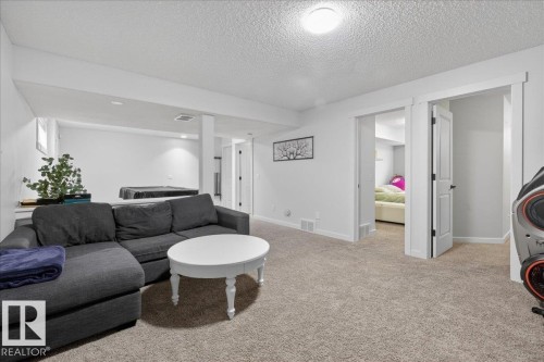 8132 16A Avenue, Edmonton, AB - Indoor Photo Showing Living Room