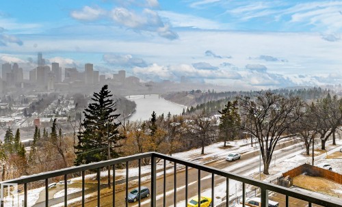 706 10135 Saskatchewan Drive, Edmonton, AB - Outdoor With Balcony With View
