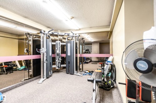 706 10135 Saskatchewan Drive, Edmonton, AB - Indoor Photo Showing Gym Room