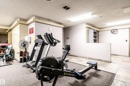 706 10135 Saskatchewan Drive, Edmonton, AB - Indoor Photo Showing Gym Room