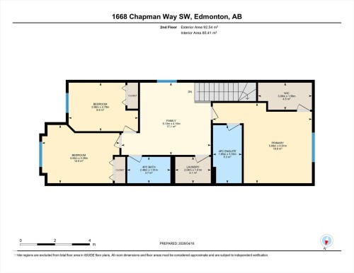 Floor plan - 1668 Chapman Way, Edmonton, AB - Other