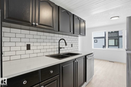 260 3307 116A Avenue, Edmonton, AB - Indoor Photo Showing Kitchen With Double Sink With Upgraded Kitchen