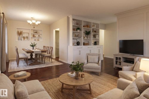 5804 112 Street, Edmonton, AB - Indoor Photo Showing Living Room