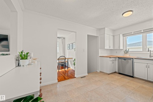 2008 89 Street, Edmonton, AB - Indoor Photo Showing Kitchen With Stainless Steel Kitchen