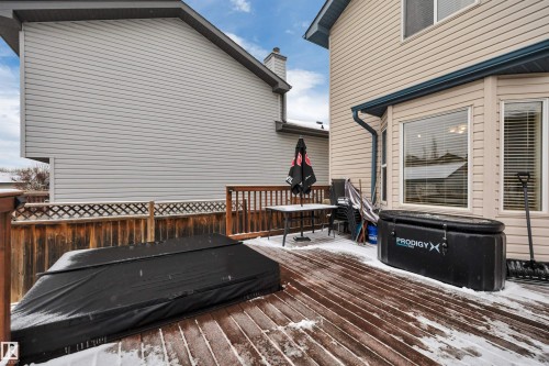 130 Campbell Road, Leduc, AB - Outdoor With Deck Patio Veranda With Exterior