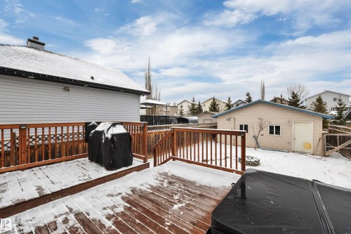 130 Campbell Road, Leduc, AB - Outdoor With Deck Patio Veranda With Exterior