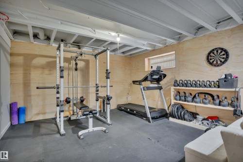 190 Keyport Circle, Leduc, AB - Indoor Photo Showing Gym Room