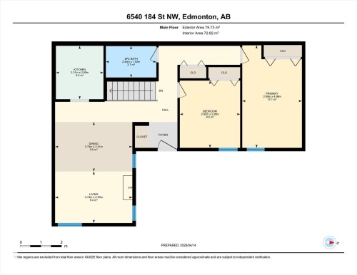 Floor plan - 6540 184 Street, Edmonton, AB - Other