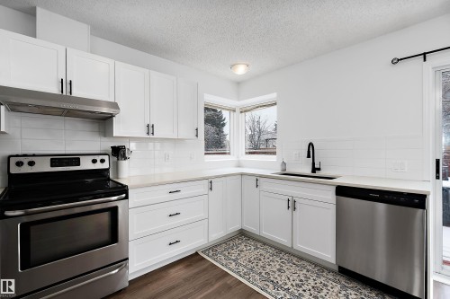 49 Deerbourne Drive, St. Albert, AB - Indoor Photo Showing Kitchen With Stainless Steel Kitchen