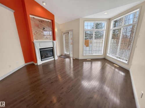 6 Briarwood Village, Stony Plain, AB - Indoor Photo Showing Living Room With Fireplace