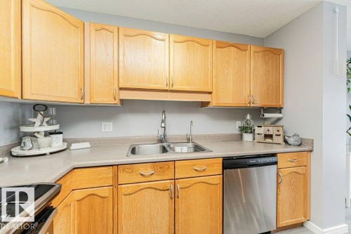 9136 166 Avenue, Edmonton, AB - Indoor Photo Showing Kitchen With Double Sink