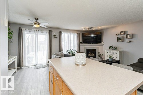 9136 166 Avenue, Edmonton, AB - Indoor With Fireplace