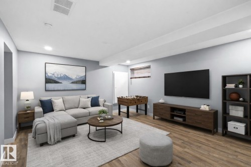 2004 Trumpeter Way, Edmonton, AB - Indoor Photo Showing Living Room