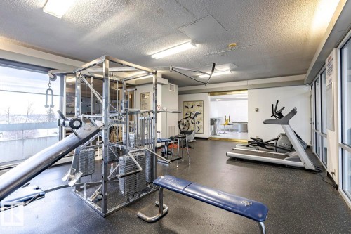 105 10883 Saskatchewan Drive, Edmonton, AB - Indoor Photo Showing Gym Room