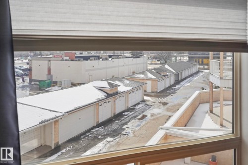view of garage 216 from unit - 334 15499 Castle Downs Road, Edmonton, AB - Outdoor With Exterior