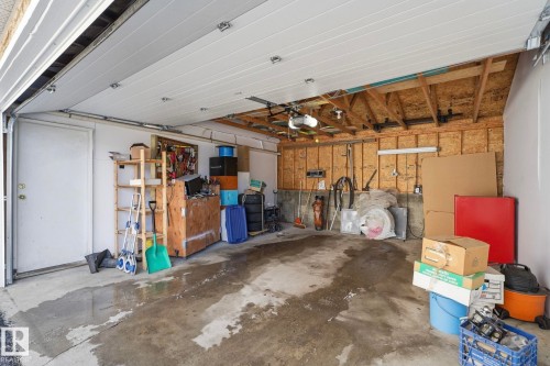 double detached garage - 334 15499 Castle Downs Road, Edmonton, AB - Indoor Photo Showing Garage